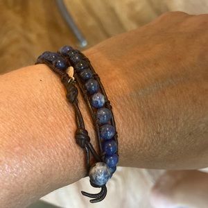 Beaded wrap bracelet